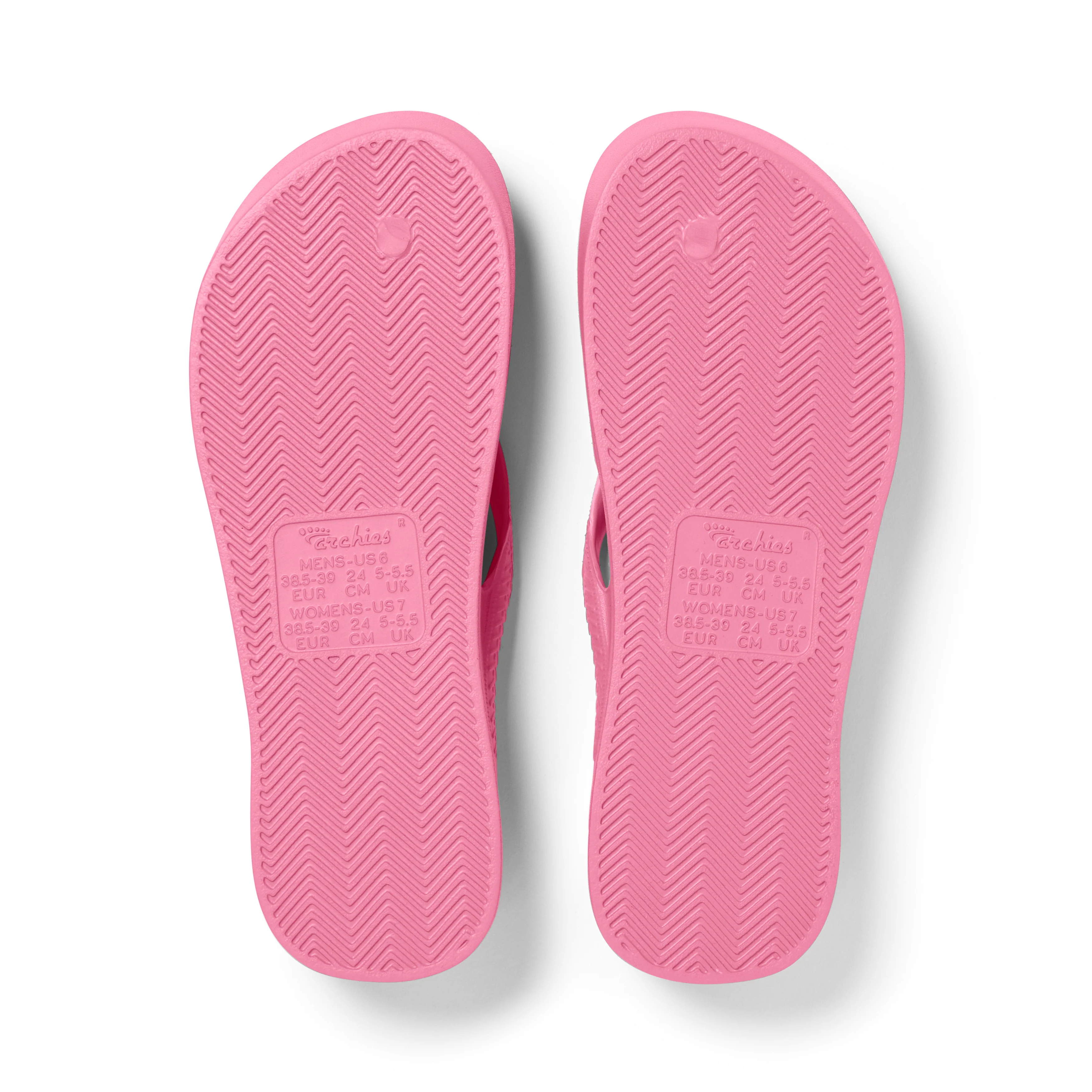 Arch Support Flip Flops - Classic - Hot Pink - Image 9