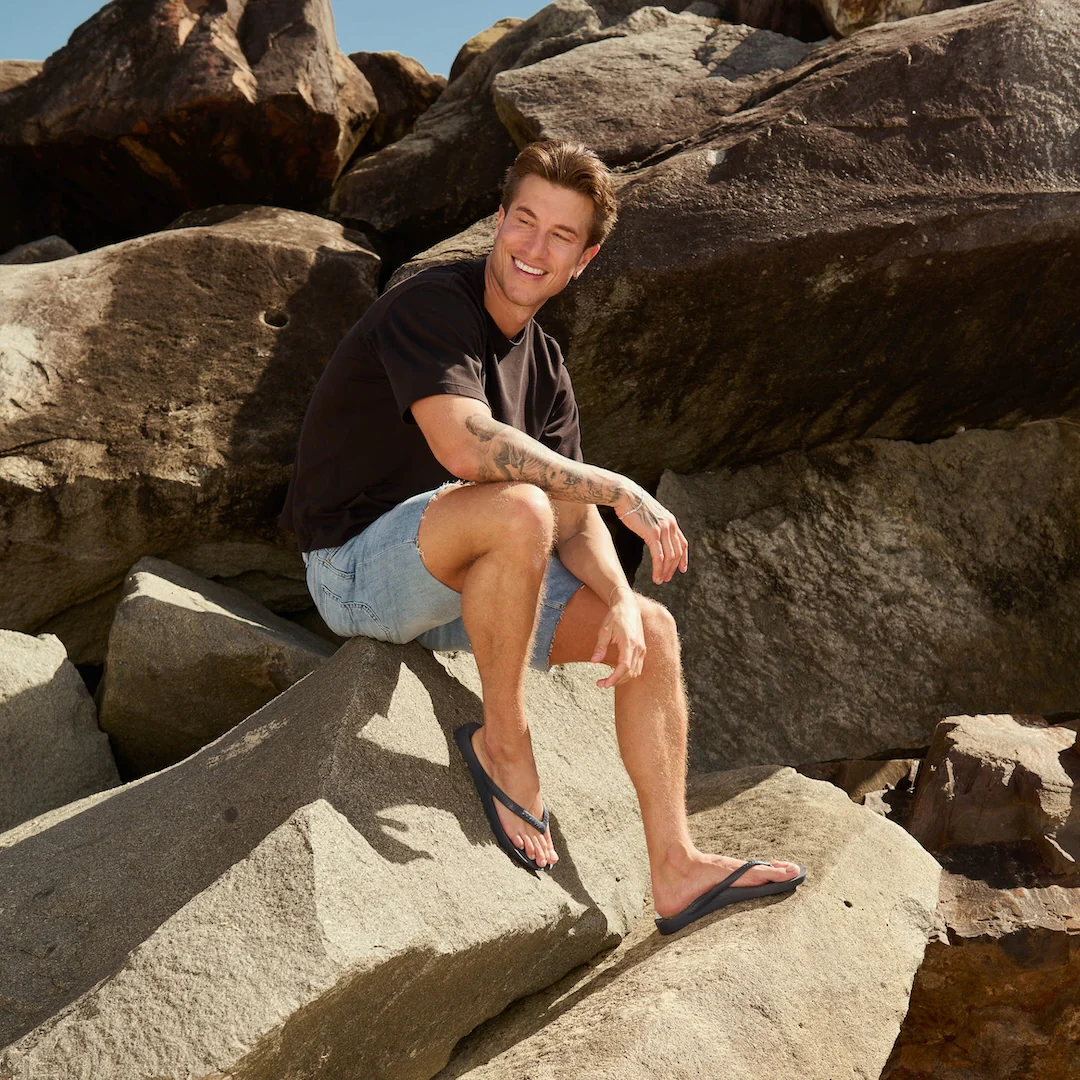 Arch Support Flip Flops - Classic - Navy - Image 6