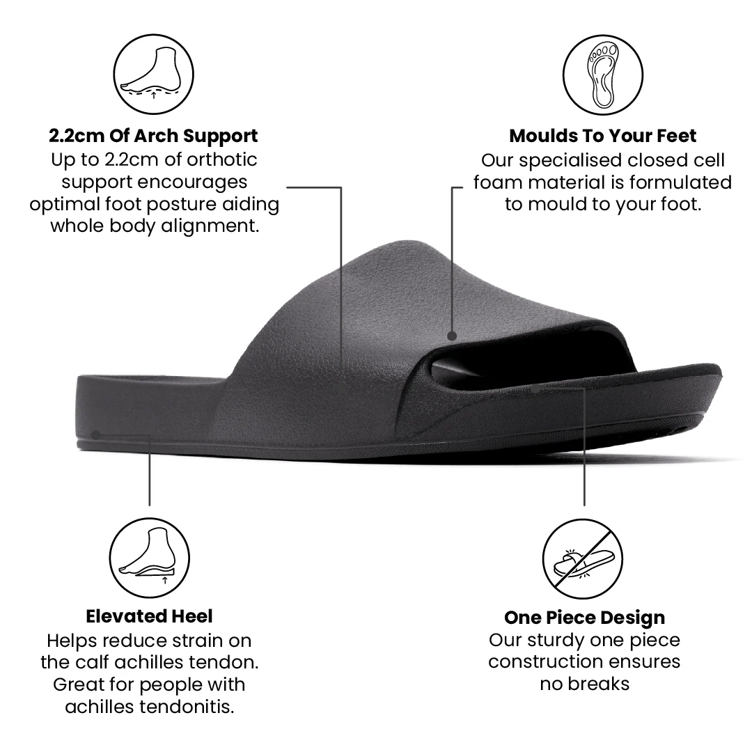 Arch Support Slides - Classic - Black - Image 3