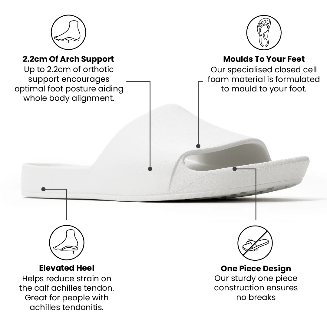 Arch Support Slides - Classic - White - Image 3