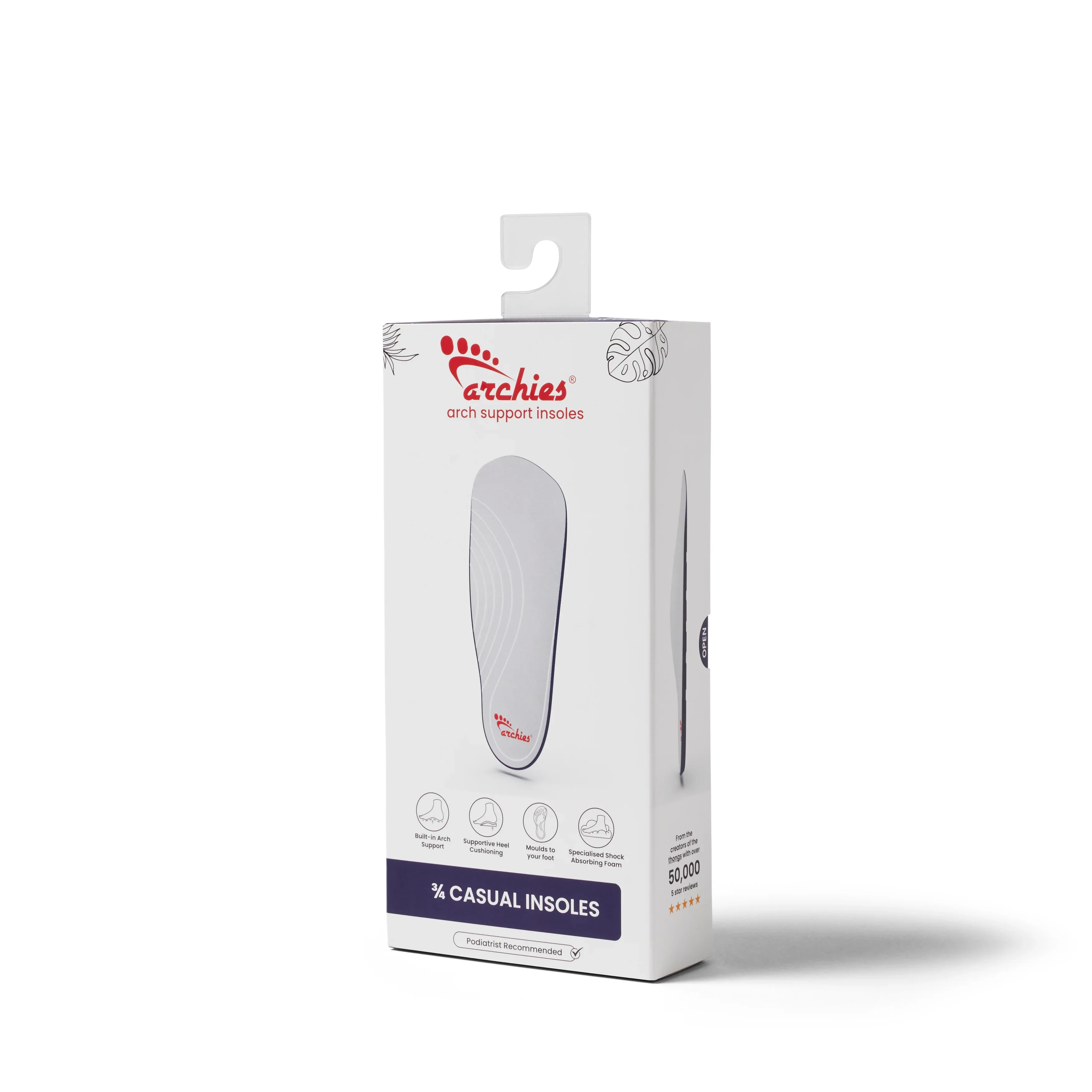 Arch Support Insoles - 3/4 Casual - Image 5